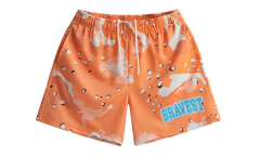 Chip Camo Shorts "Orange" BS117