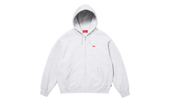 Small Box Zip Up Hooded Sweatshirt "SS26 - Ash Grey" SU27354