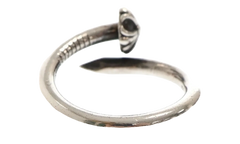 Nail Cross Ball Ring "Silver" CHRM0832