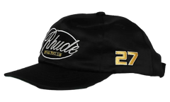 Sports Club Curved Brim Hat "Black" FW25HA030120015