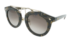 Cat Eye Sunglasses "Striped Khaki" MCM636SK-320