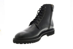 Aquatalia Patrizio Calf 34M0935-BLK Mens Black Leather Casual Dress Boots