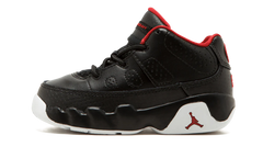 Jordan 9 Retro Low BT TD "BLACK / GYM RED / WHITE" 833906 001