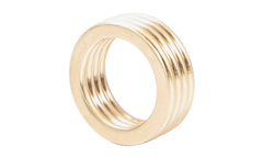 BOTL & NUT RIBBED RING "GOLD" SM0UQ0022SV0273950