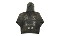 Distressed Hoodie "Black" A09HD551 BLAC