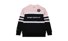 MLS Head Coach Fleece Current Logo Crewneck Shirt "Inter Miami CF - Black / Pink" FC8125 IMCBKPK