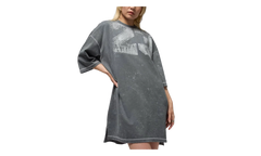 Jordan Flight T-Shirt Dress WMNS "Iron Grey / Light Smoke Grey /Sail" HQ9196 068
