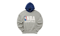 NBA SPORTS FIT HOODIE "CONCRETE HEATHER / ESTATE BLUE" 192NB256402F