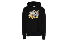 Disney Reverse Weave Hoodie "Mickey & Friends - Black" S2974 592159003