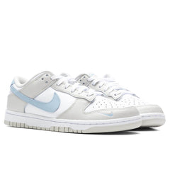 Women's Dunk Low - White/Light Armory Blue/Light Bone