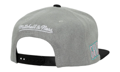 NBA Hardwood Classics Melt Stitch Snapback Cap "Vancouver Grizzlies - Grey" HS8959 VGRGREY