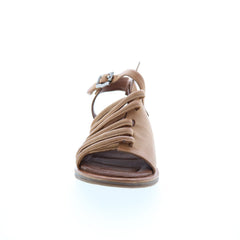 Simmy A70002-101 Womens Brown Leather Strap Sandals Shoes