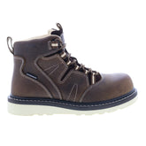 Avenger Wedge Carbon Toe Electric Hazard Waterproof 6" Womens Brown Work Boots