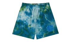 EE Basic Shorts "Tie Dye Blue / Light Green" EE211