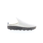 Asportuguesas Come COME023ASP-042 Womens White Slip On Clog Flats Shoes