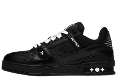 Trainer Black Embossed Monogram