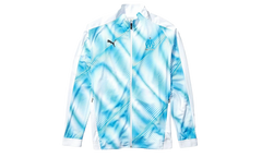 Olympique de Marseille Stadium Jacket "Puma White / Bleu Azur" 755872 01
