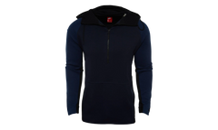 Tech Fleece Half Zip Hoodie "Obsidian Heather / Black" 884892 451