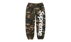 Satin Appliqué Sweatpant "SS26 - Woodland Camo" SU27513