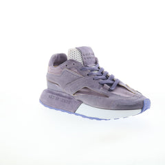 Evander Womens Purple Synthetic Lace Up Lifestyle Sneakers Shoes