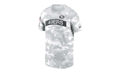 SALUTE TO SERVICE LOGO T-SHIRT "NFL SAN FRANCISCO 49ERS - White Camo" 02G7 10A A2T ZGQ
