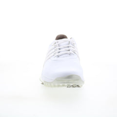 Tour360 22 GV7245 Mens White Leather Lace Up Athletic Golf Shoes