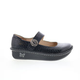 Alegria Paloma PAL-531 Womens Black Leather Slip On Mary Jane Flats Shoes