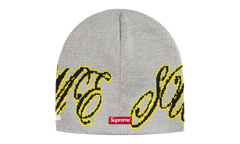 New Era Cursive Beanie "SS26 - Grey" SU27256