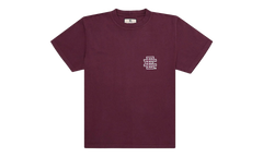 EE BASIC T-SHIRT "SS22 - Maroon" EE528