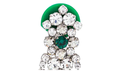 CRYSTAL DROP EARRINGS "Green" SM1VG0055P6479983