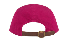 Washed Chino Twill Camp Cap "FW24 - Cranberry" SU27095