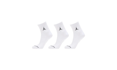 Everyday Ankle Socks "White / Black - (3 Pairs)" DX9655 100
