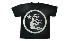 Gel Sport Logo T-Shirt "Black / Blue" HSR130