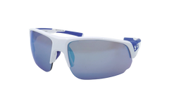 Changeup Dual Sunglasses "Gray Mirror - Shiny White / Royal Blue" S8650129 045