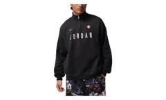 Air Jordan Flight Graphic Fleece Quarter Zip "Black / Sail" IF1816 010