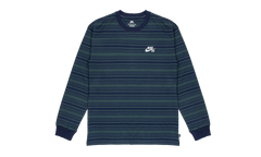 SB Long Sleeve Skate T-Shirt "Midnight Navy / Deep Jungle" FN4643 410