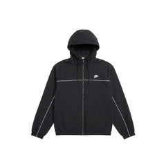 Club Hooded Jacket 'Black / White