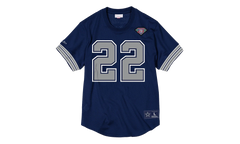 NFL Name & Number Mesh Crew Neck Shirt "Dallas Cowboys - Navy" NNMPMG18061 DCONAVY94ESM