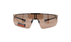 Litewire Shield Sunglasses "Tuned Road - Satin Pewter / Black Rubber" 8650135 180124