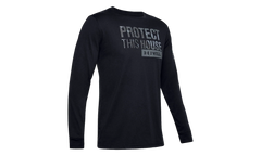 Freedom Protect This House Long Sleeve Tee "Black / Graphite / Steel" 1333370 001