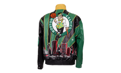Skyline Full Leather Championship Jacket "2024 NBA Champion Boston Celtics" NBA 021 CEL