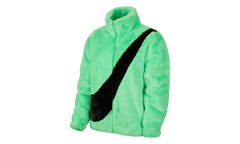 Sportswear Faux Fur Jacket WMNS "Green / Black" CU6558 328