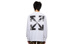 Caravag Arrow Skate Long-Sleeve Tee "White" OMAB064C99JER0030110