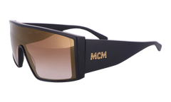 Shield Sunglasses "Matte Black/Gold" MCM688S-015