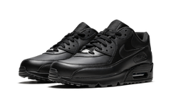 Air Max 90 Leather "Triple Black" 302519 001A