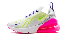 AIR MAX 270 MNS WMNS"White/ Pink Blast/ Volt" DH0252 100